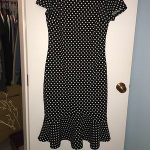 Black and White Polka Dot Dress